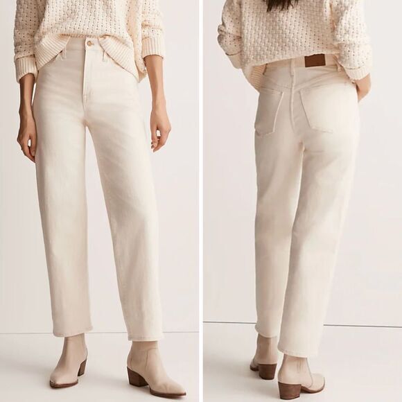 NEW Madewell The Perfect Vintage Wide-Leg Jean: Garment-Dyed Edition,‎ 31 - Picture 1 of 16